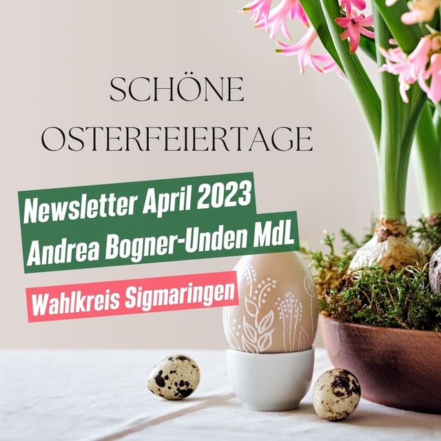 Frohe Ostern! Newsletter April 2023